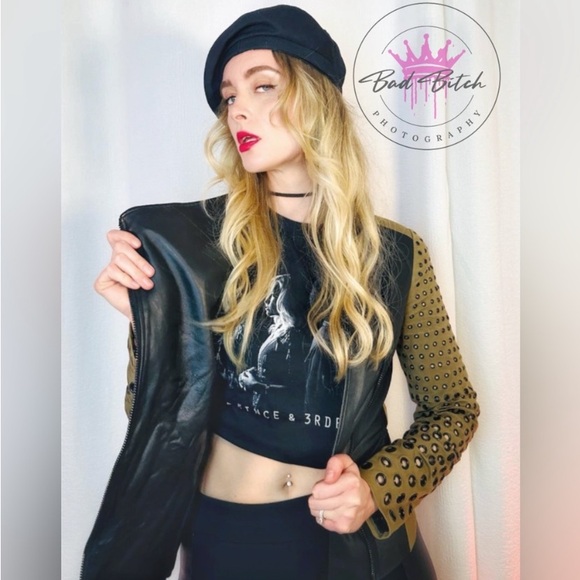 🌟🏍️ Robert Rodriguez Leather Moto Jacket 🏍️🌟 - Picture 11 of 12